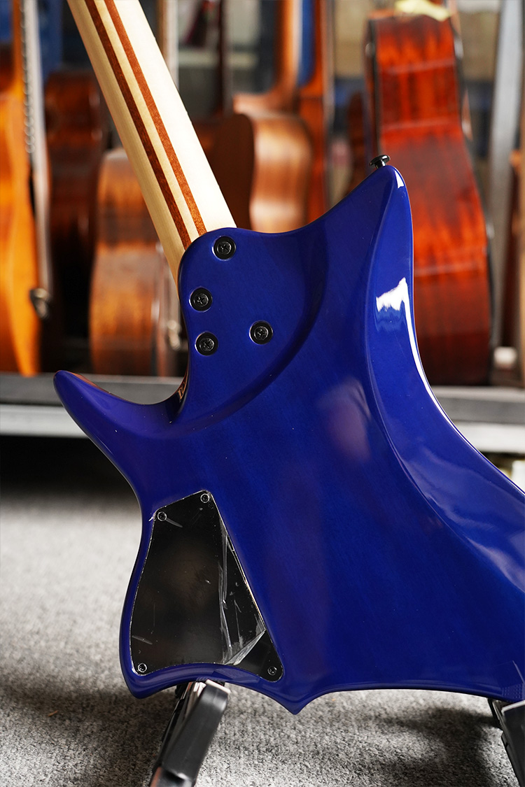 Factory Direct Headless Electric Guitar OEM ODM Customized Rock Metal Guitarra Lightweight Double Humbucker Fan Fretborad