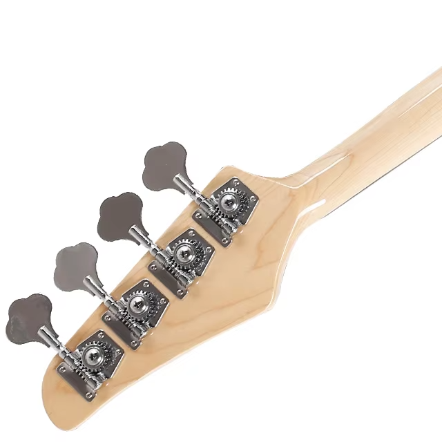 Magna Brand Direct Model MJB-03 4-String Jazz Bass Fretless Design Solid Top Maple &amp; Ash Matt Finish