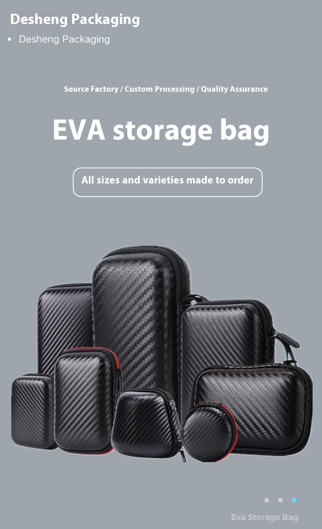 Custom Shell Carbon Fiber Tool Storage Bag
