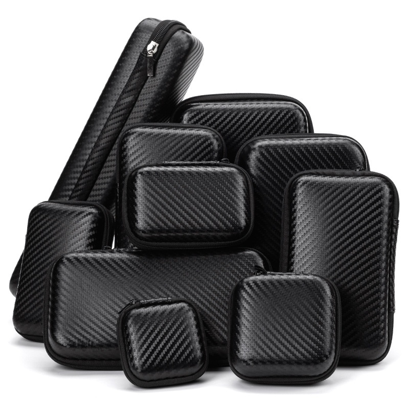 Wholesale Custom Shell Carbon Fiber Tool Storage Bag EVA Case Hard Shell for Outdoor Use