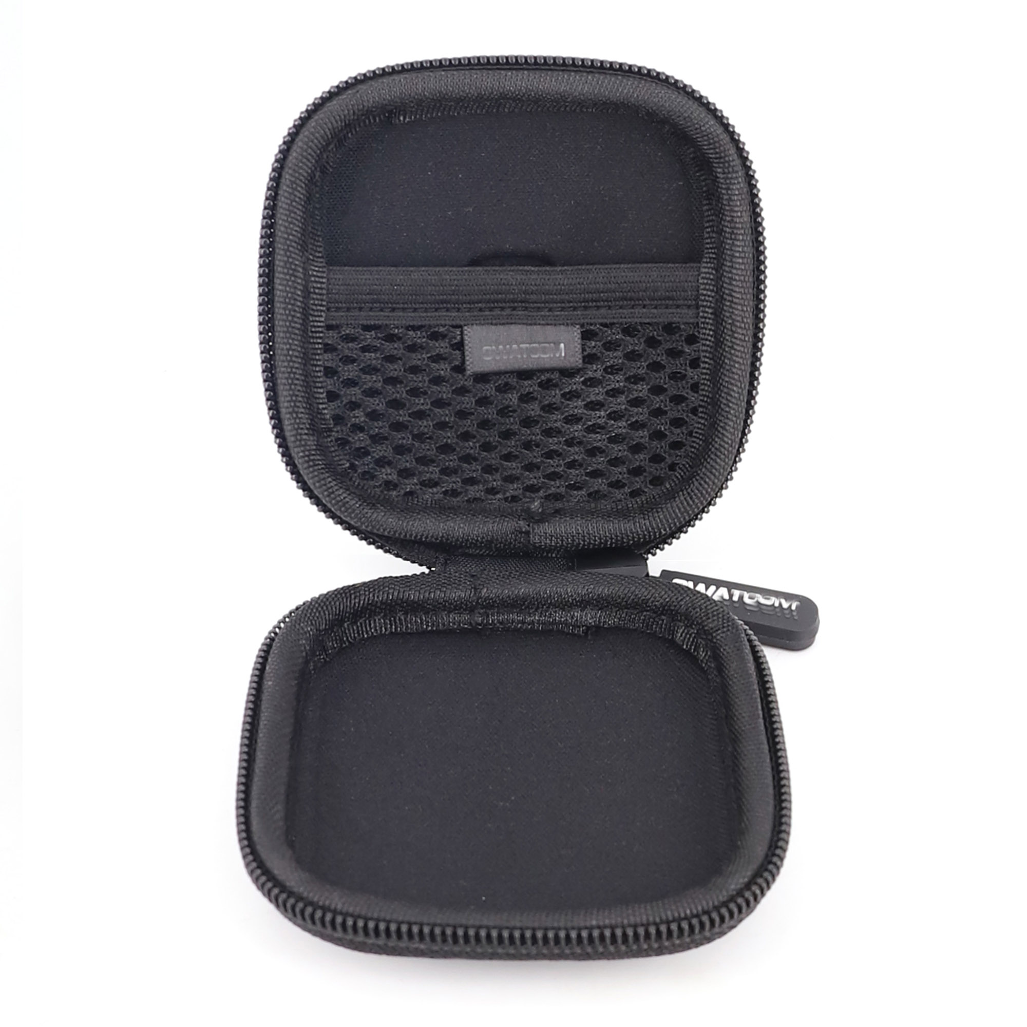 Custom Small Carbon Fiber EVA Wireless Earbuds Pouch Cover Case Bag