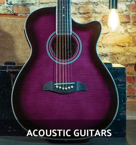 Oscar Schmidt OM40 Hand-Carved Florentine F-Style Mandolin with Mother of Pearl Inlays