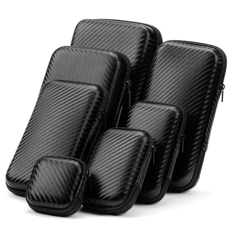 Wholesale Custom Shell Carbon Fiber Tool Storage Bag EVA Case Hard Shell for Outdoor Use