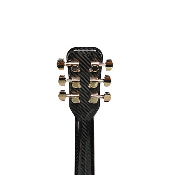 Lightweight 100% Carbon Fiber Travel Guitar - Factory Direct, 3K Twill Glossy Surface