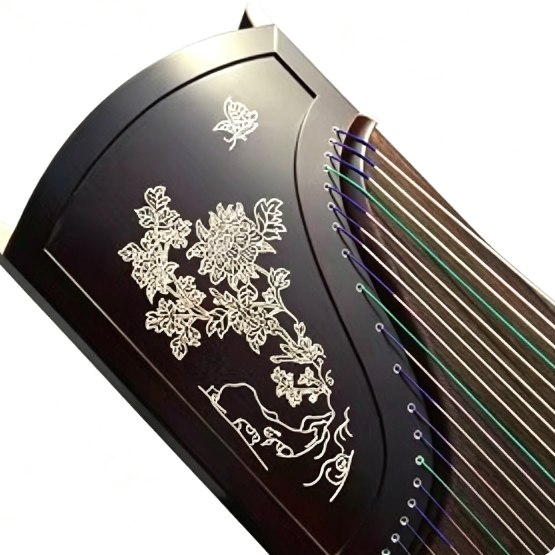 Portable Wooden Guzheng Zither for Beginner Practice and Examination Customized Color &amp; Size