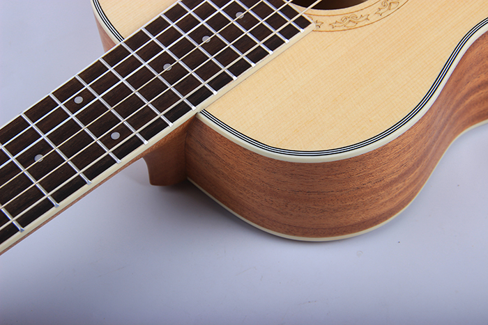 Baritone Size Wooden Ukulele China Factory 30 Inch 6 Strings Guitarlele Small Guitar