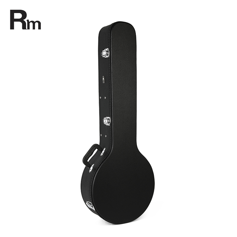 Raibonw High Quality Banjo Instrument Case OEM ODM Plywood and Leather Material Banjo Bags &amp; Cases