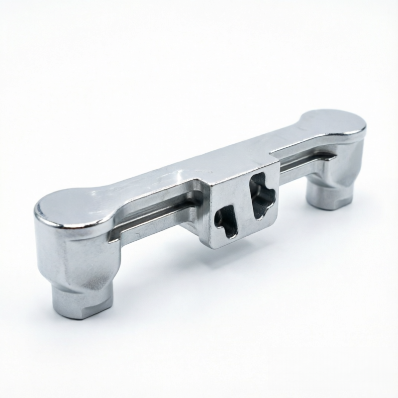OEM Custom Precision Investment Casting Stainless Steel Guitar Bridge Saddle Hardware Mirror Polished Music Instrument Parts