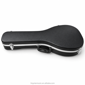 Wholesale ABS Mandolin Hard Case with Black Plush Lining
