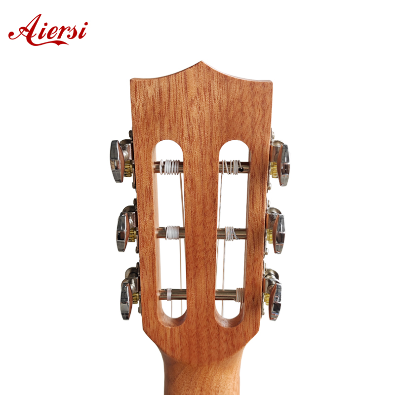 Aiersi Brand 28 Inch Hawaii Mini Guitar 6 String Koa Body Ukulele Guitar Portable Travel Ukelele Guitarlele