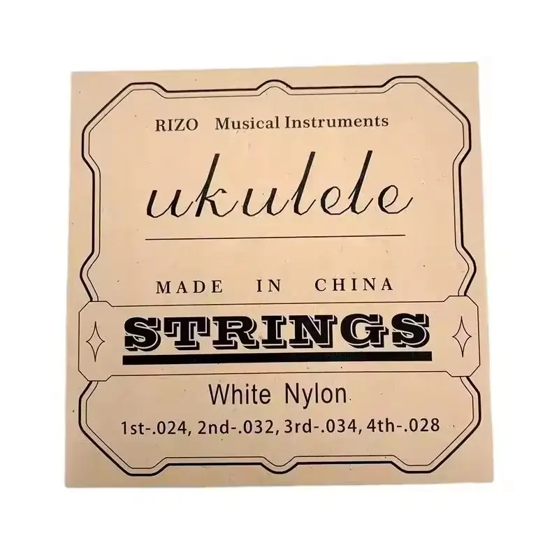 23 Inch Nylon Ukulele Strings with Kraft Packaging 26 Inch Accessory Pack for Musical Instrument Accessories