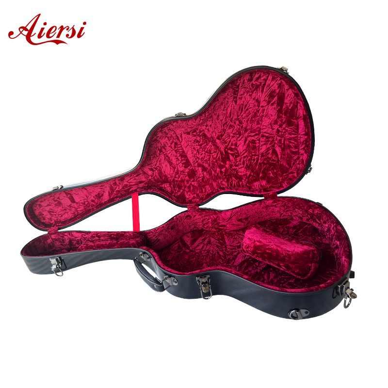 Aiersi 4/4 Classical Guitar Hard Case Fiberglass Factory Price Custom String Musical Instrument Case