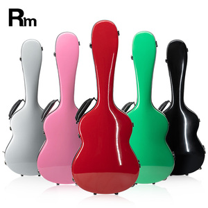 Wholesale Custom Colorful Fiberglass Classical Acoustic Guitar Flight Case