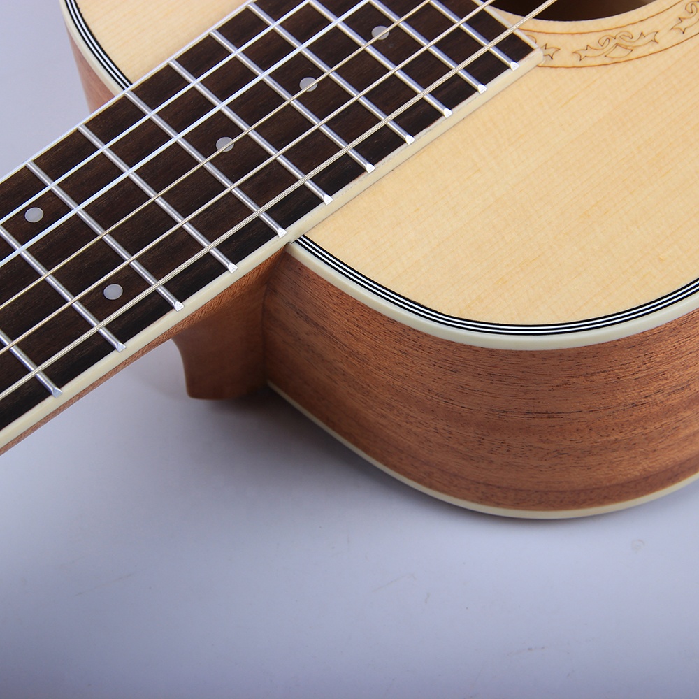 Baritone Size Wooden Ukulele China Factory 30 Inch 6 Strings Guitarlele Small Guitar
