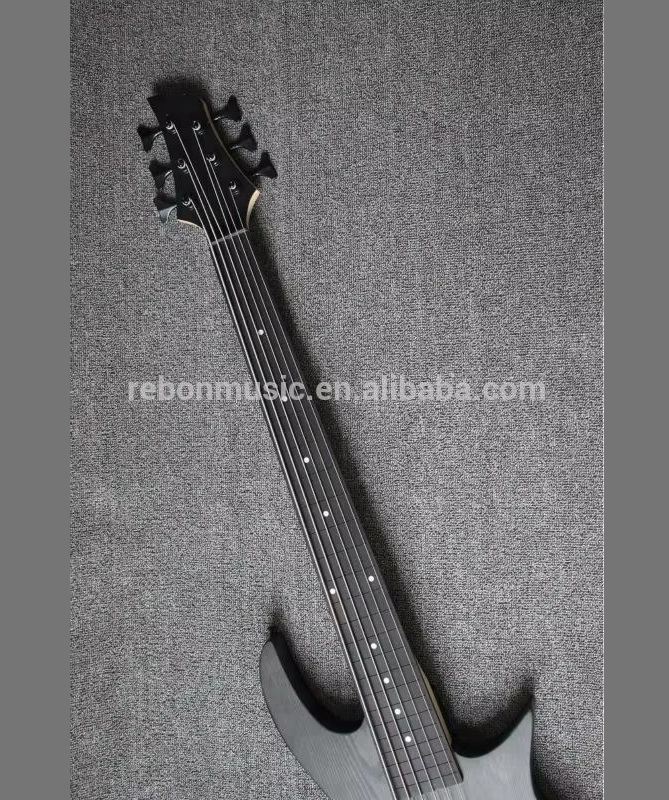 Weifang Rebon 6 String Fretless Electric Bass Guitar With Ashwood Body