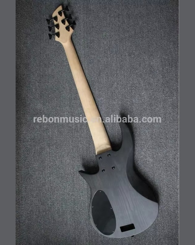 Weifang Rebon 6 String Fretless Electric Bass Guitar With Ashwood Body