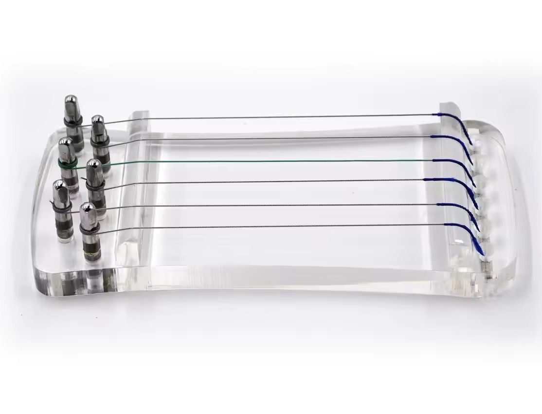 Cheap Price Portable Crystal Zither Finger Trainer Solid Wood Transparent Guzheng Accessories Stanluo Boxed