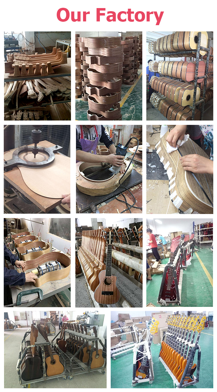 Baritone Size Wooden Ukulele China Factory 30 Inch 6 Strings Guitarlele Small Guitar