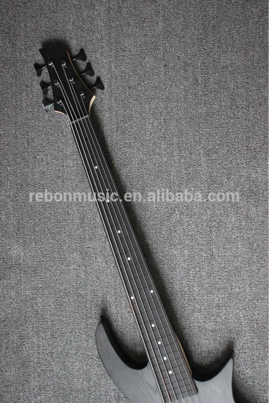 Weifang Rebon 6 String Fretless Electric Bass Guitar With Ashwood Body