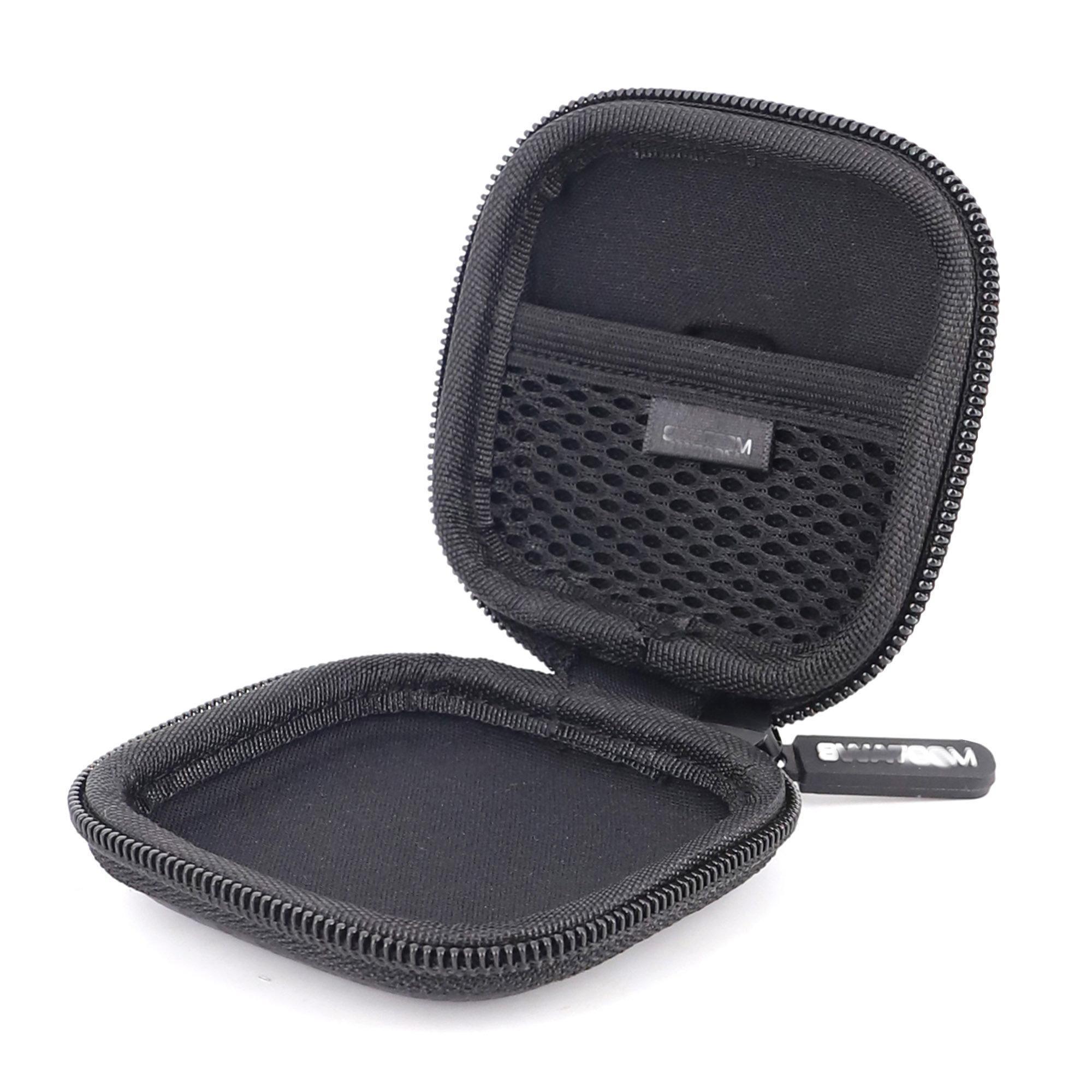 Custom Small Carbon Fiber EVA Wireless Earbuds Pouch Cover Case Bag