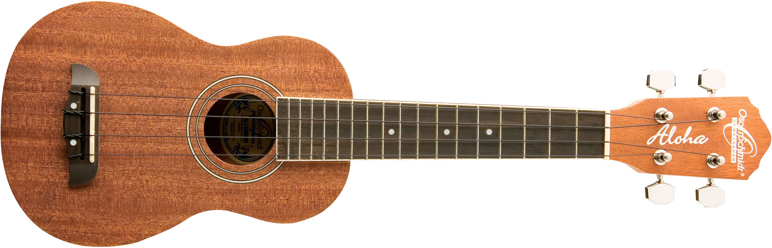 Oscar Schmidt OU12 Mahogany Ukulele Front Profile