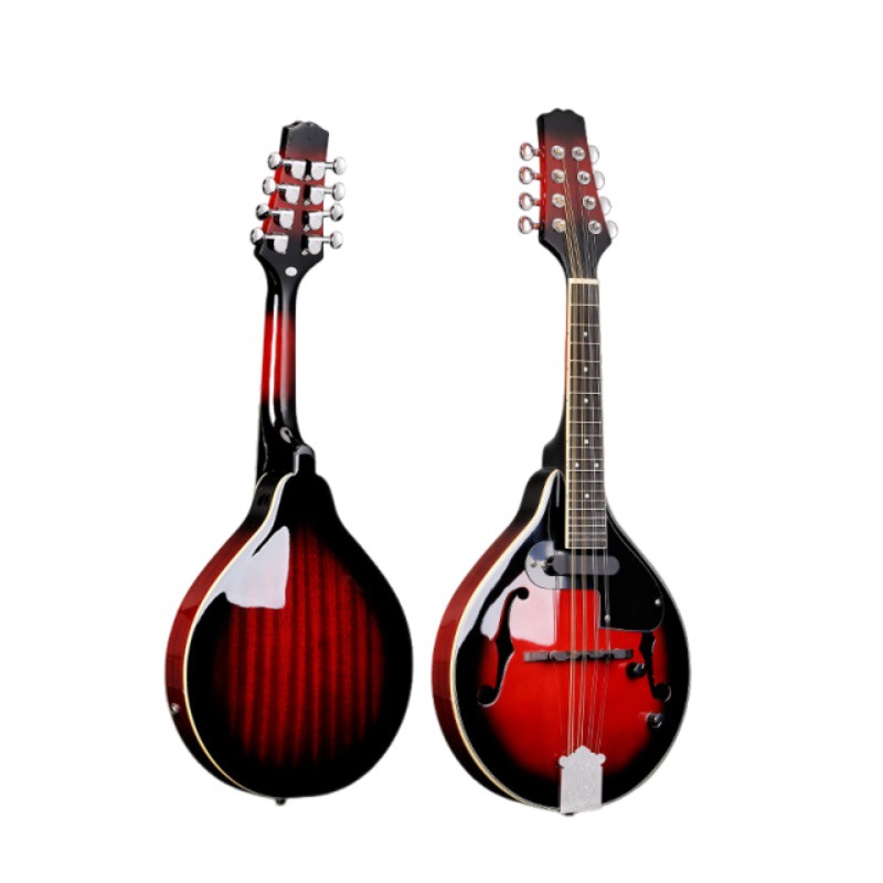 Eight-String Mandolin Electric Mandolin with EQ Beginner's Banjo