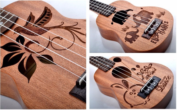Best Strings Concert Sapele China Manufacturers Mahogany Ukulele Baritone