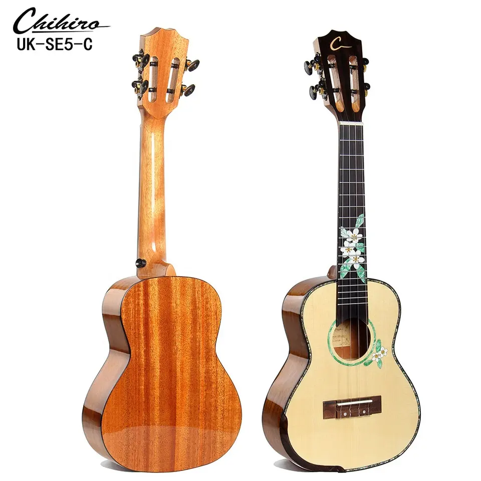 Baritone Size Wooden Ukulele China Factory 30 Inch 6 Strings Guitarlele Small Guitar