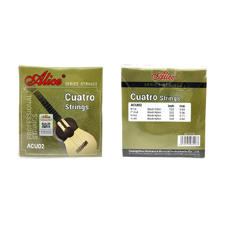 Cuatro and Ukulele String Set Modified Nylon Plain String Set for Musical Instrument Accessories