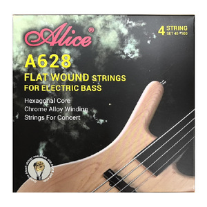 Alice A628 Fretless Flat Wound Electric Bass Strings