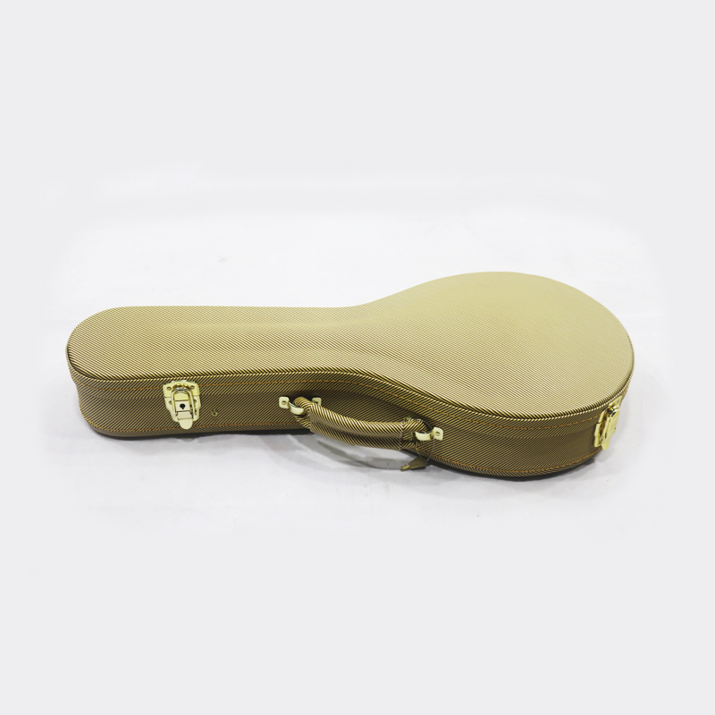 Wholesale Factory Price PU Leather Wood Case with Foam Inside Colorful Mandolin Case