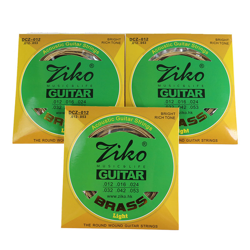 High Quality Oem Custom LOGO Package Bright Sound Copper Anti-Rust Brass String Acoustic Guitar String