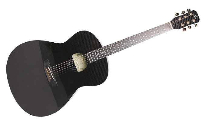 Lightweight 100% Carbon Fiber Travel Guitar - Factory Direct, 3K Twill Glossy Surface