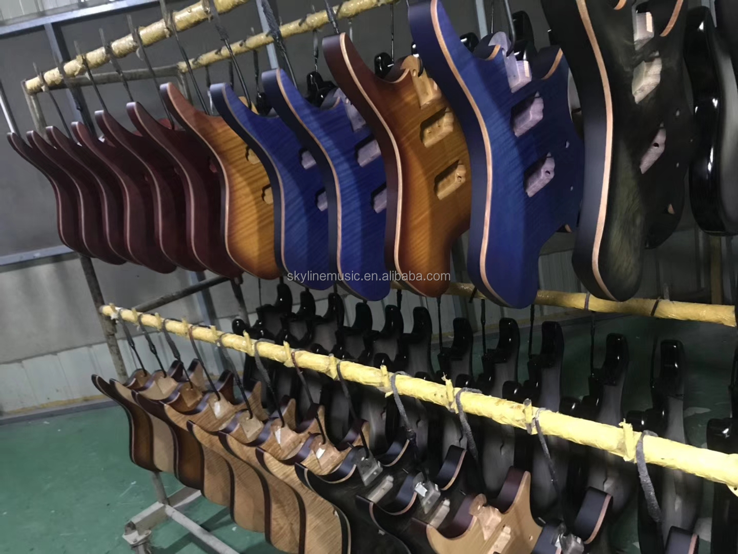 PB-FLBK China Made High Quality Fretless Electric Bass Guitar, Customized OEM logo