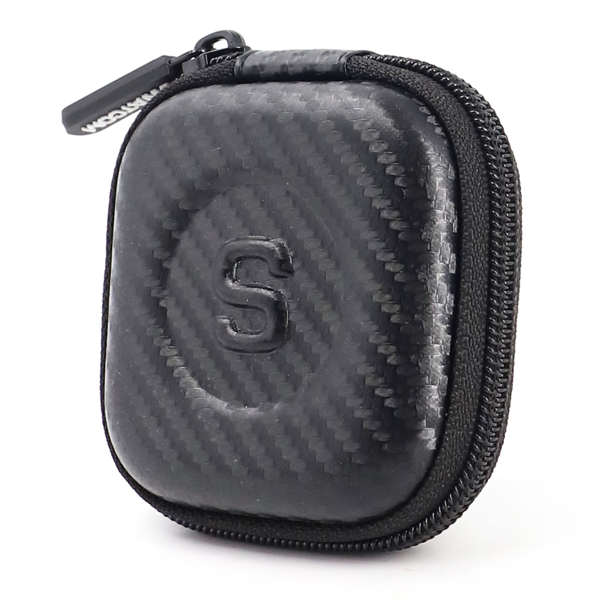 Custom Small Carbon Fiber EVA Wireless Earbuds Pouch Cover Case Bag