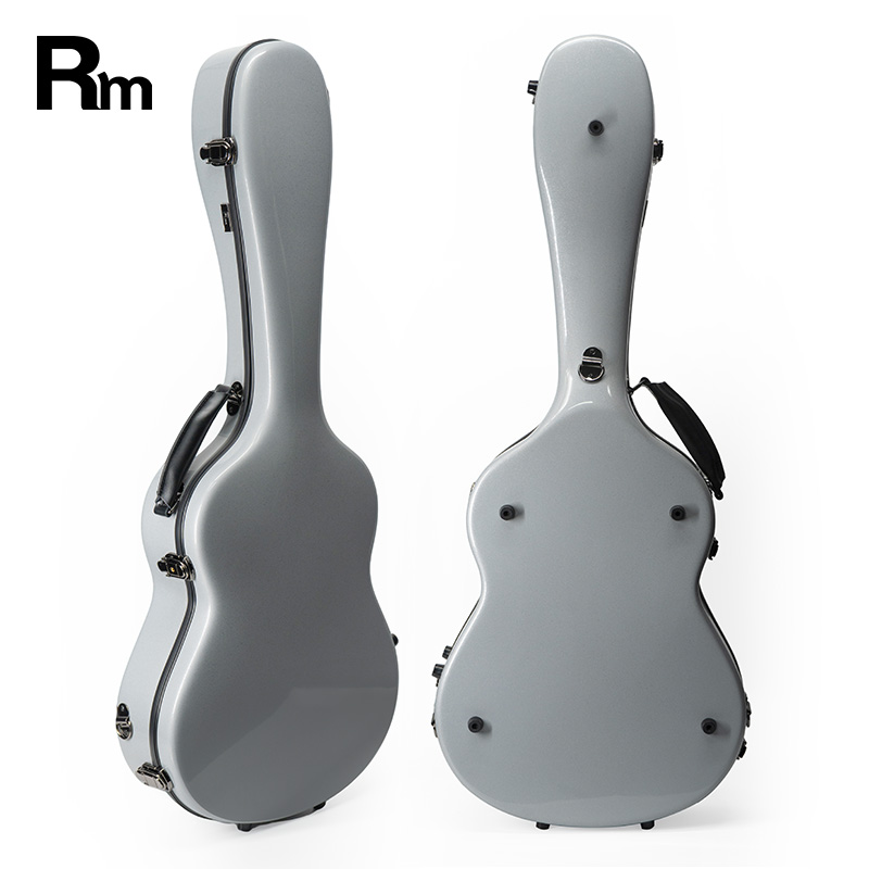Wholesale Custom Colorful Fiberglass Portable Durable Lightweight Hard Case Classical Acoustic Guitar Flight Case Instrument Bag