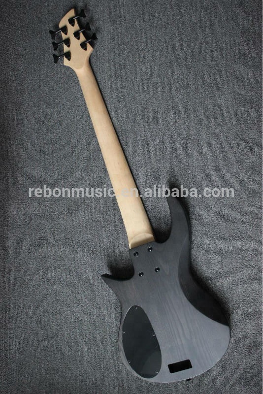 Weifang Rebon 6 String Fretless Electric Bass Guitar With Ashwood Body