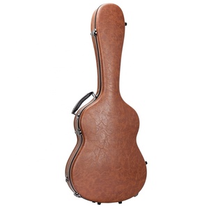 Wholesale Classical Guitar Hard Case Sponge Interior Classical Guitar Fiberglass Case Light Weight Instruments Case