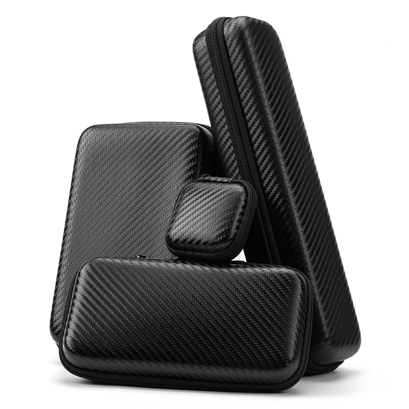 Wholesale Custom Shell Carbon Fiber Tool Storage Bag EVA Case Hard Shell for Outdoor Use
