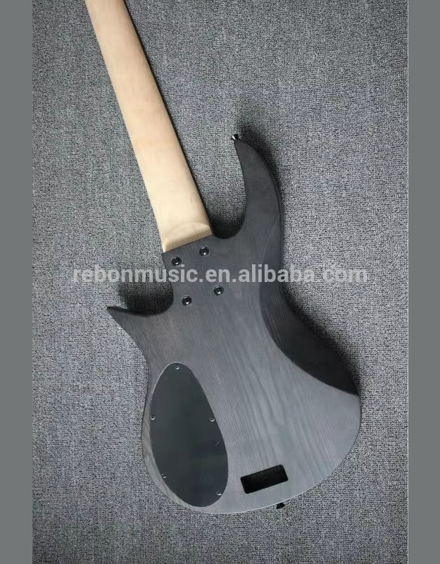 Weifang Rebon 6 String Fretless Electric Bass Guitar With Ashwood Body